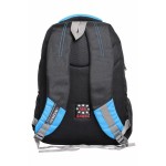 Aqsa ALB60 Stylish Laptop Bag (Black and Blue)